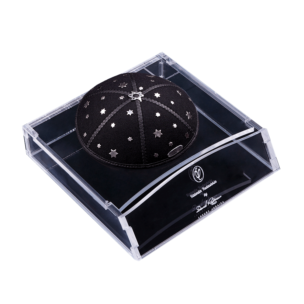 Kippah Costume "Modern" "Starry Sky" Black, Valentin Yudashkin by David Roytman