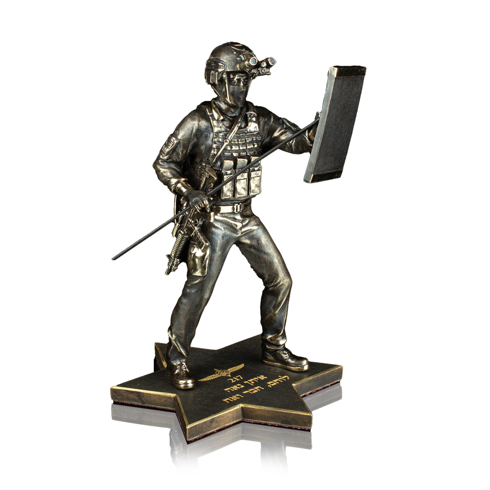 Bronze figurine "Special Forces 217 with directional blast equipment (Shual)"