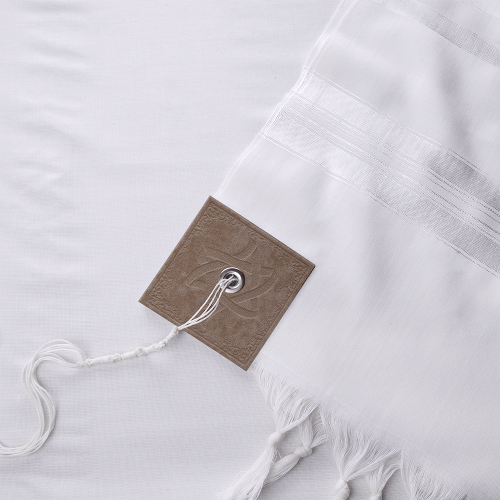 Tallit "Mordechai" made of wool with velour