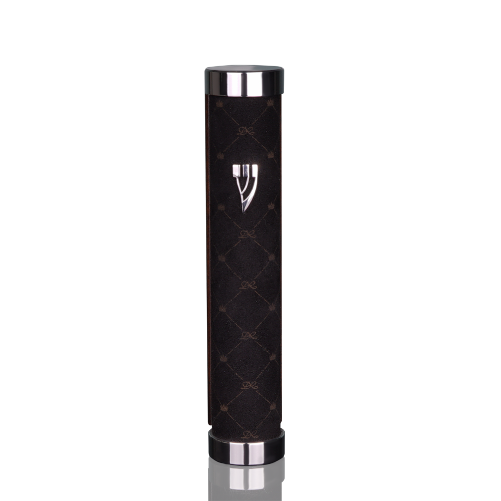 Case for mezuzah "Tzfat" made of nubuck
