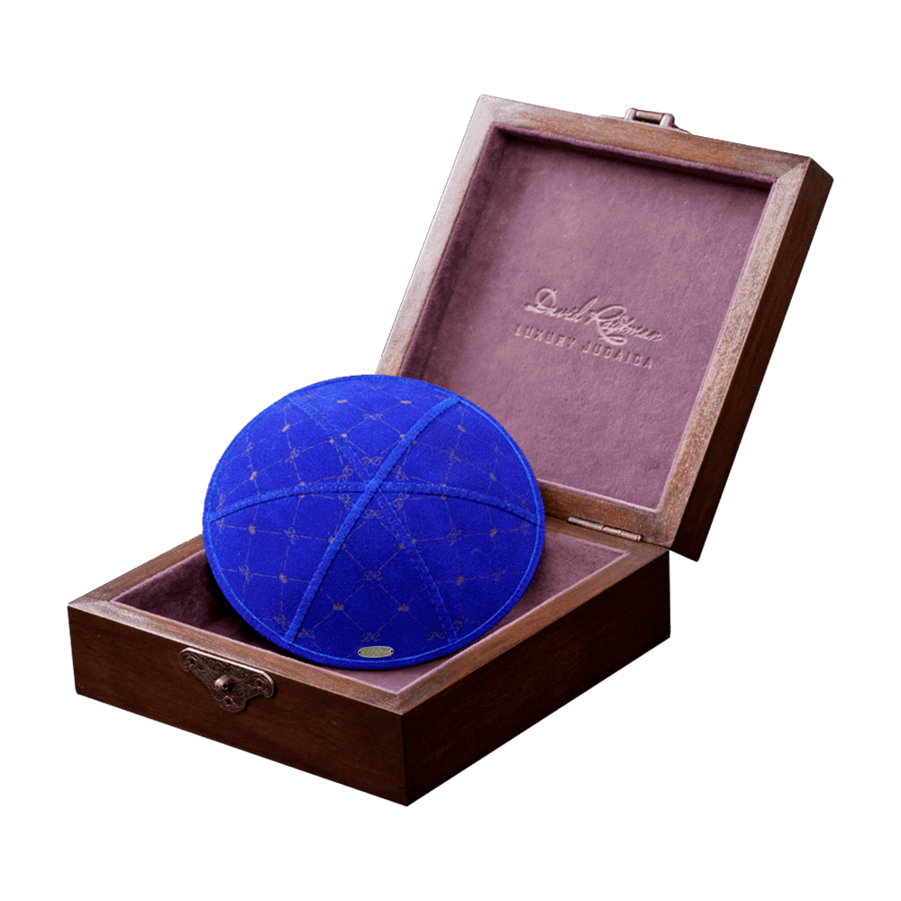Kippah "Modern" made of suede