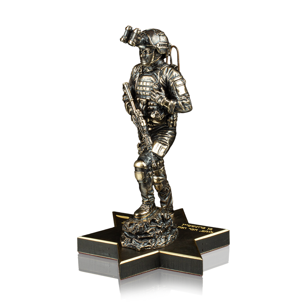 Bronze figurine "Squad leader in Special Forces. Unit 217"