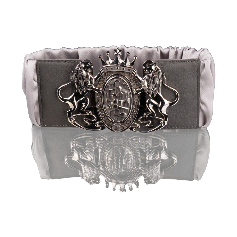Belt with a buckle for a Torah scroll