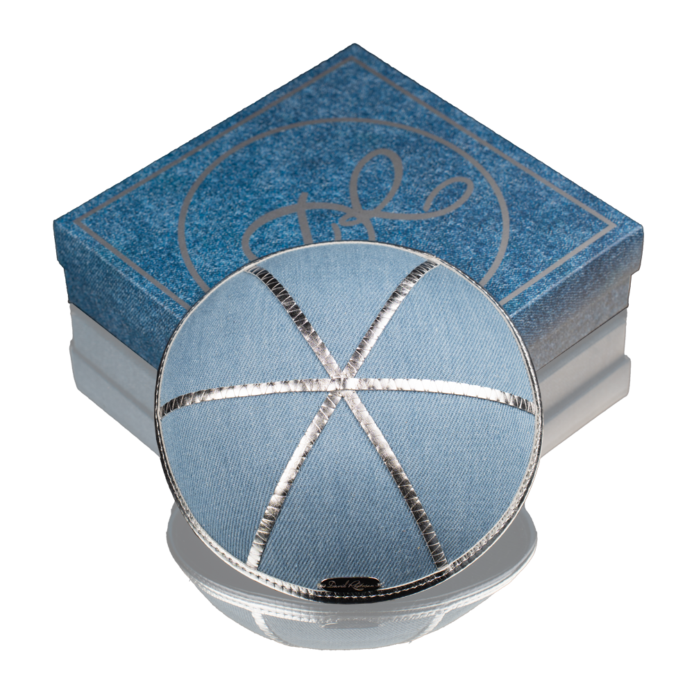 Kippah "Modern" made of denim