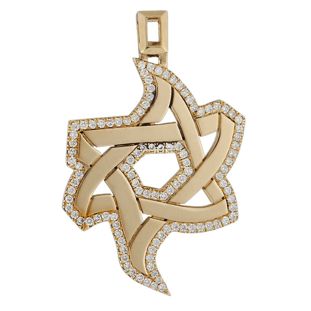 Pendant "Ice and Fire" made of gold with diamonds, Valentin Yudashkin by David Roytman