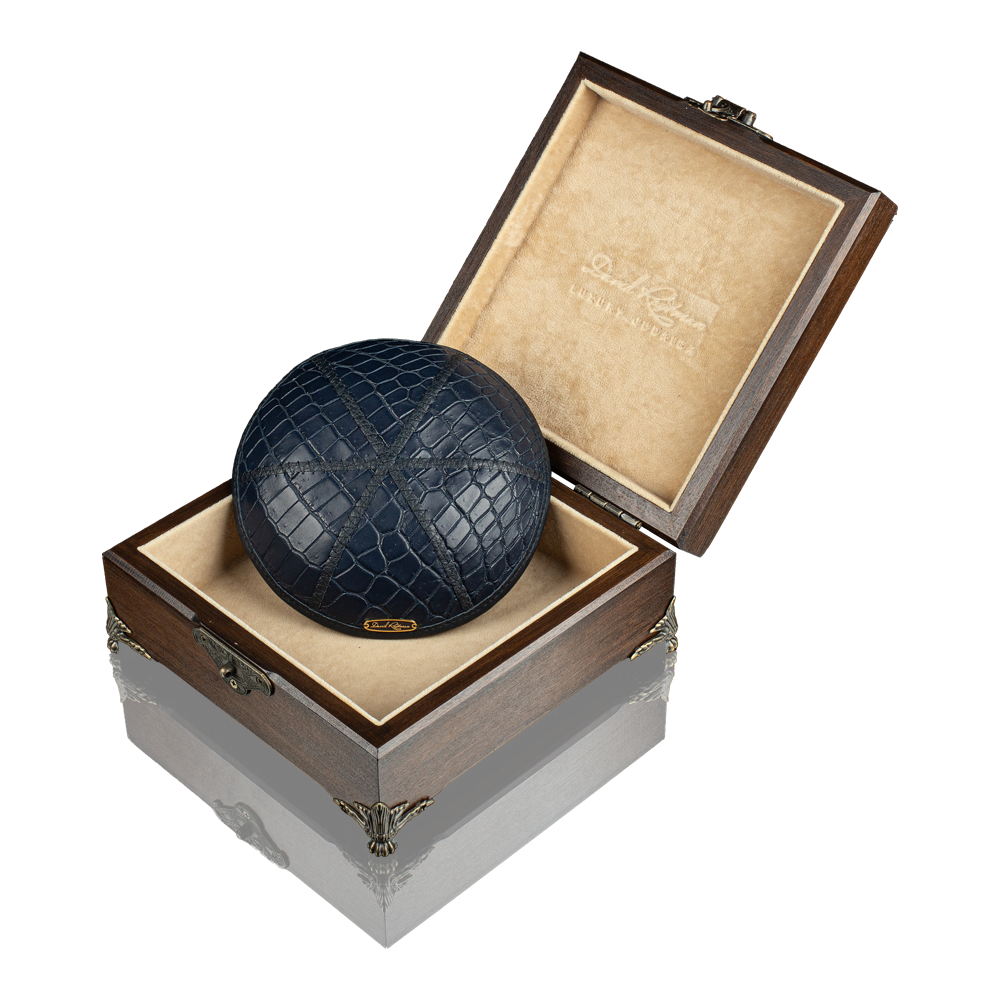 Kippah "Modern" made of crocodile