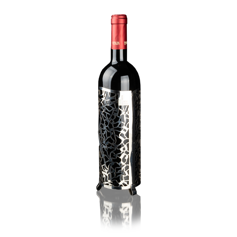 Wine coaster made of stainless steel