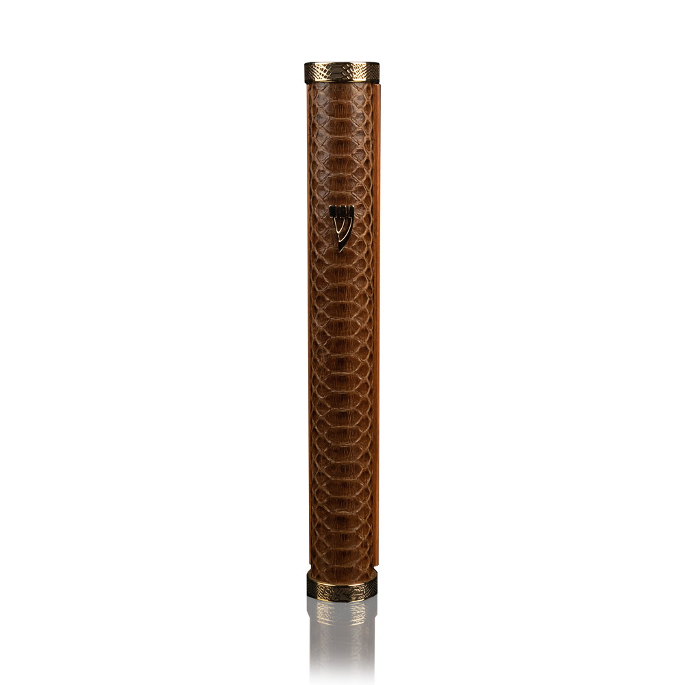 Case for mezuzah "770" made of python