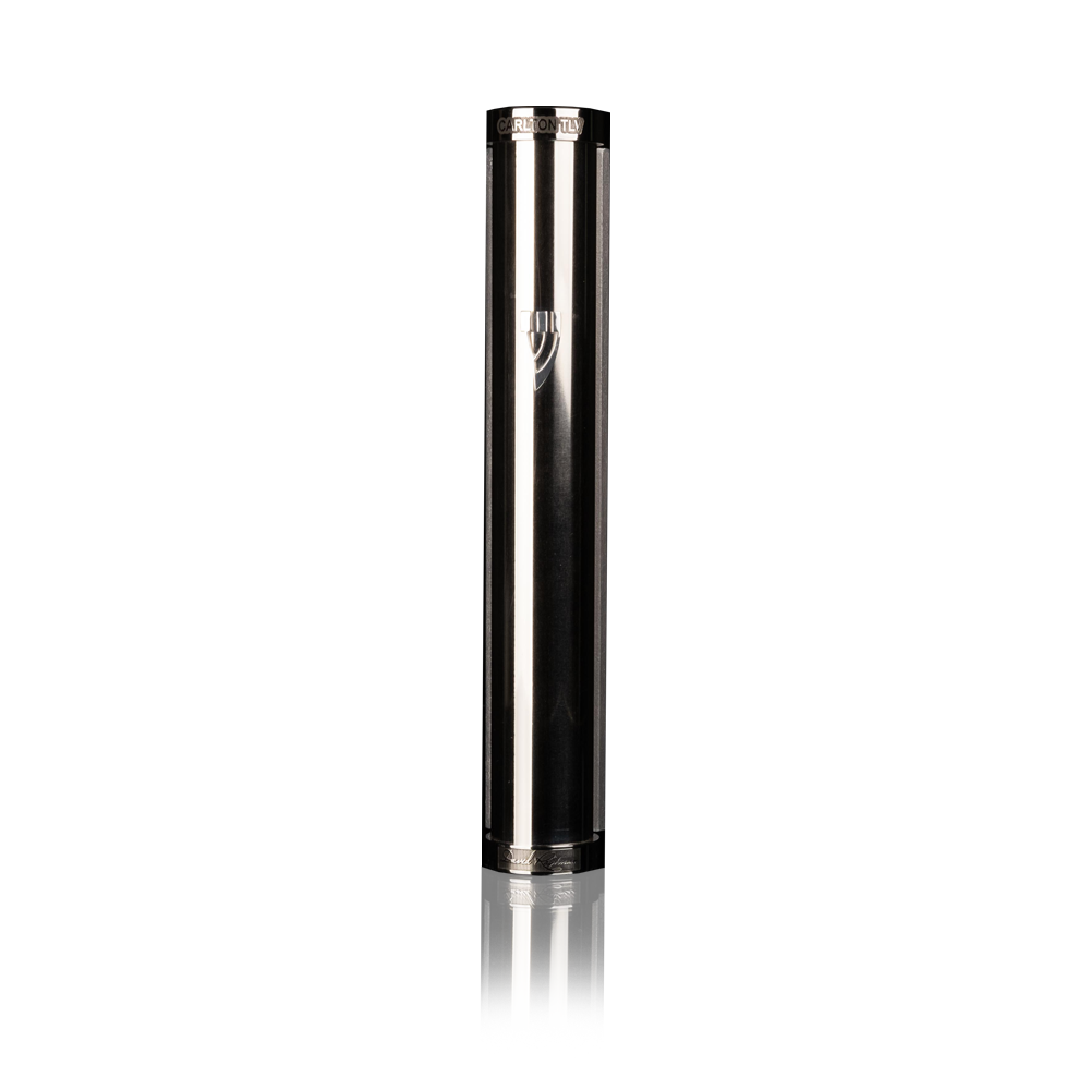 Case for mezuzah "Jerusalem" made of stainless steel