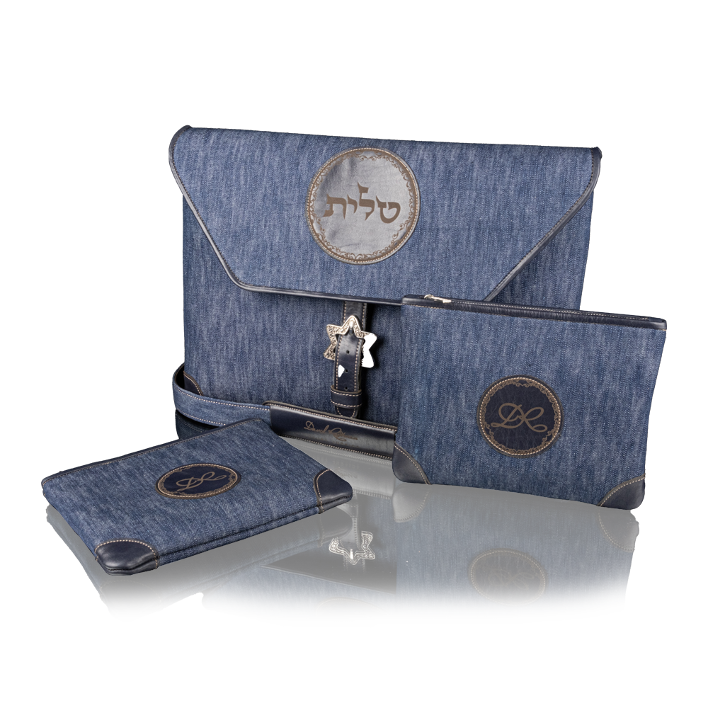 Set "770" for Tallit and Tefillin made of denim