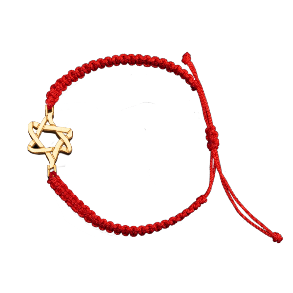 Bracelet "Ice and Fire" with silver in gilding