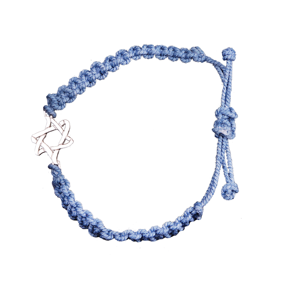 Bracelet "Ice and Fire" with silver