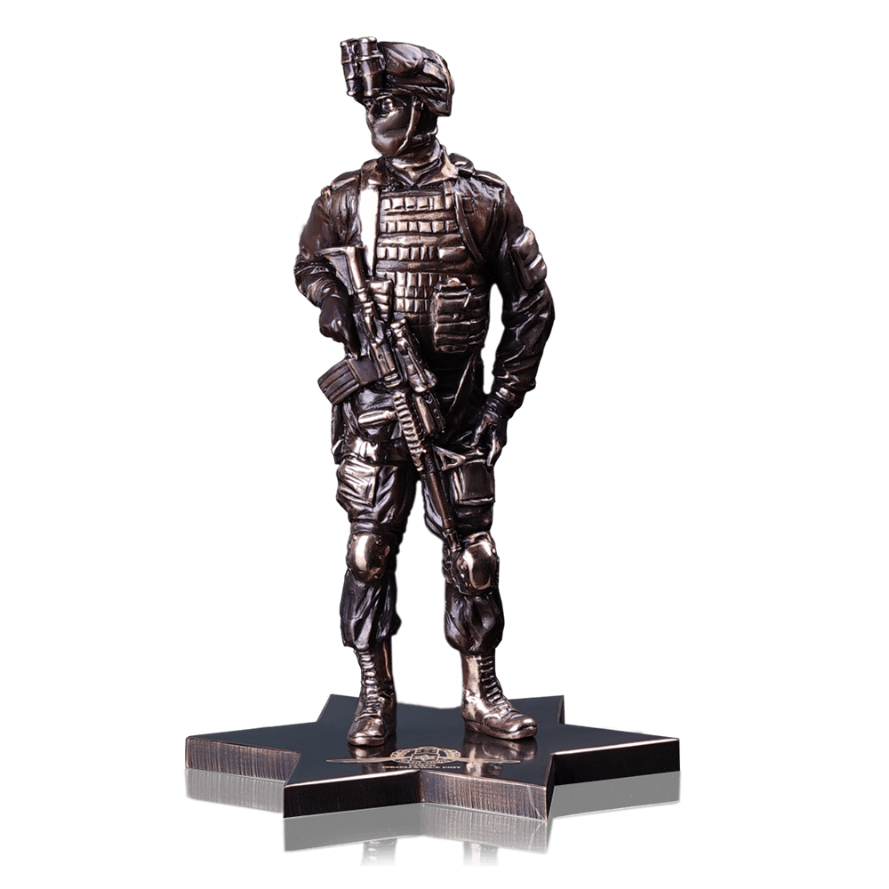 Bronze figurine "IDF Special Forces Fighter "Yamam""