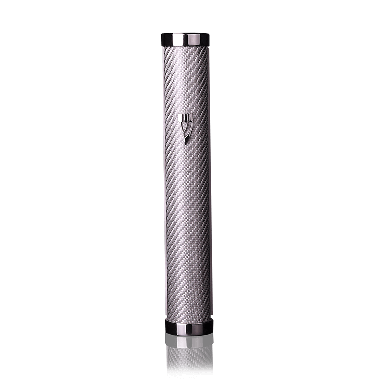 Case for mezuzah "Jerusalem" made of carbon