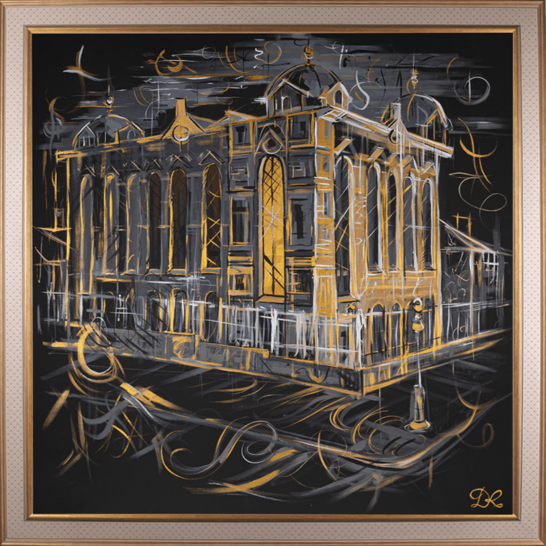 Painting "Brodsky Synagogue in Odesa"