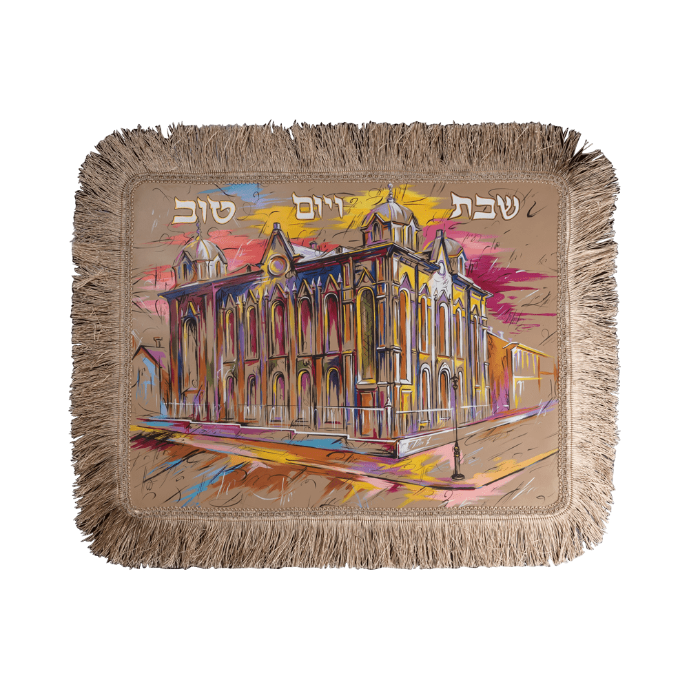 Challah cover with art "Brodsky Synagogue in Odesa"
