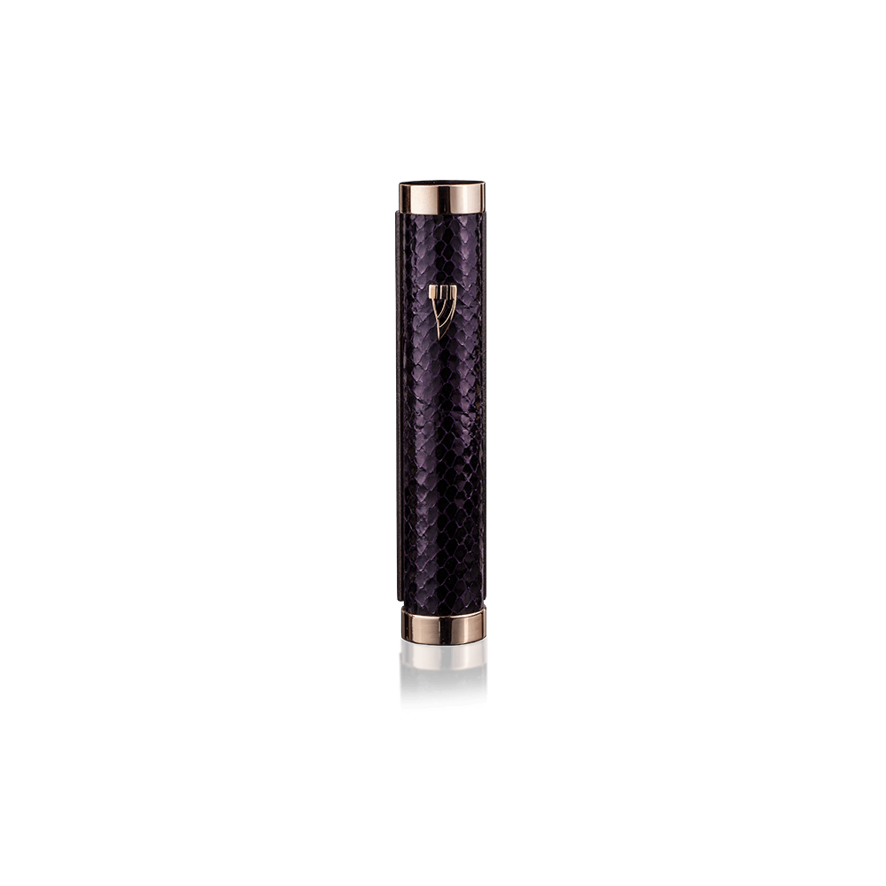 Case for mezuzah "Tzfat" made of python