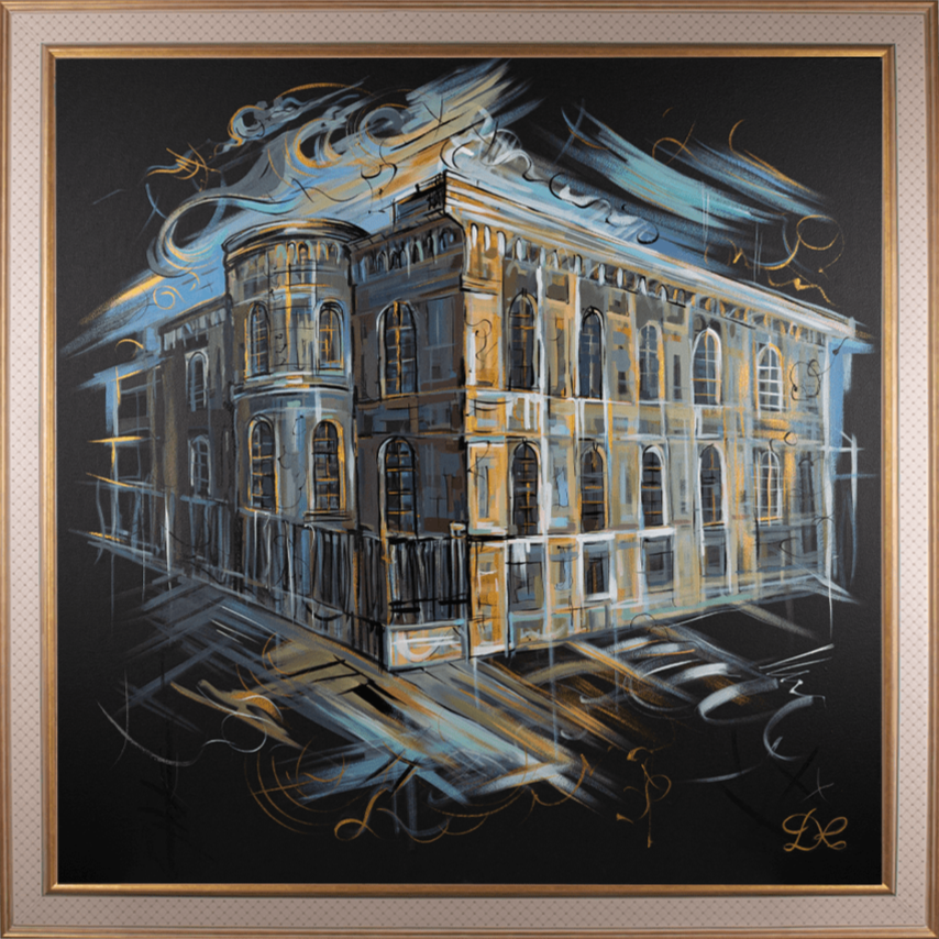 Painting "Main synagogue in Odesa"