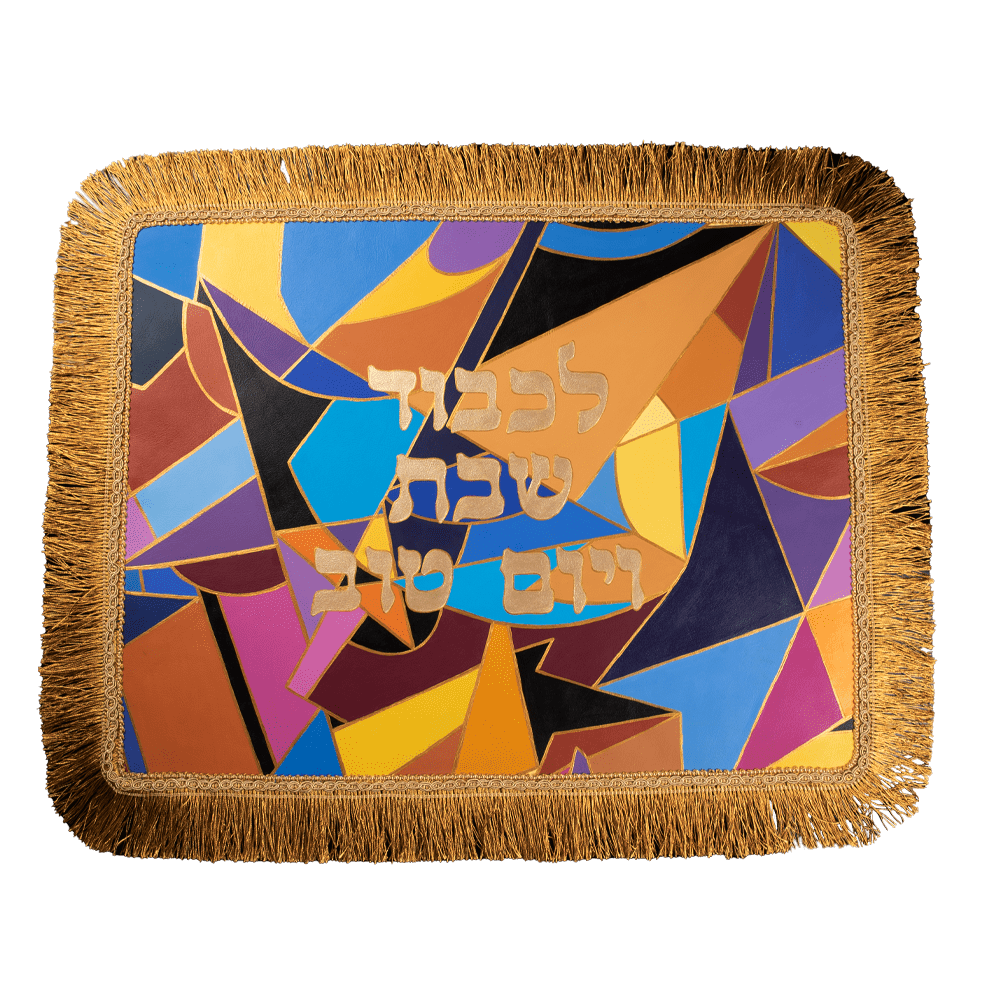 Challah cover with art "Stained"