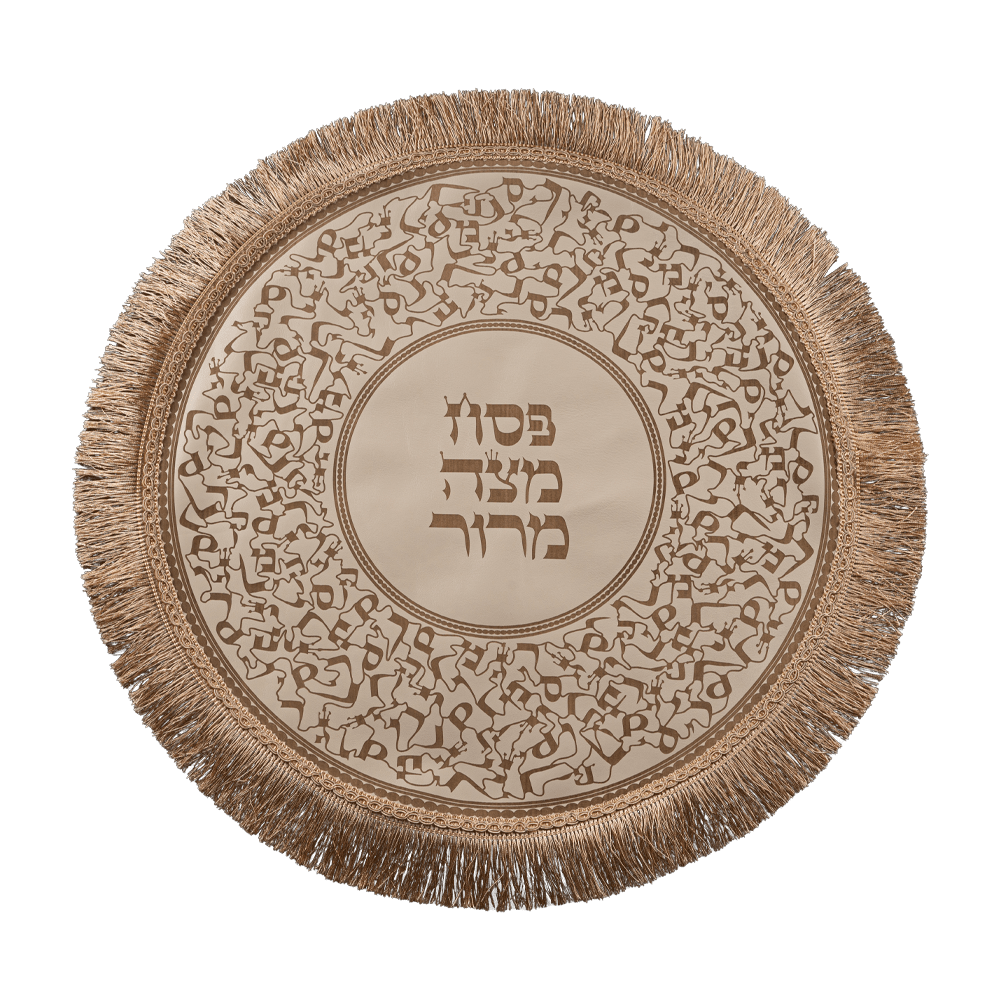 Cover for Matzo "Letters of the Hebrew alphabet"
