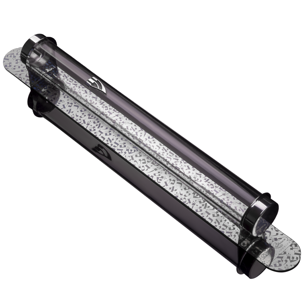 Case for mezuzah "770" with silver letters