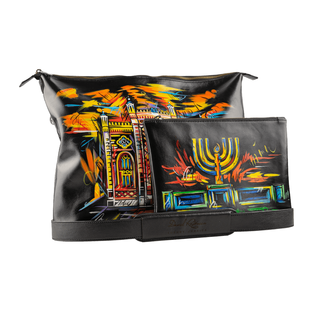 Set for Tallit and Tefillin with art "New York"