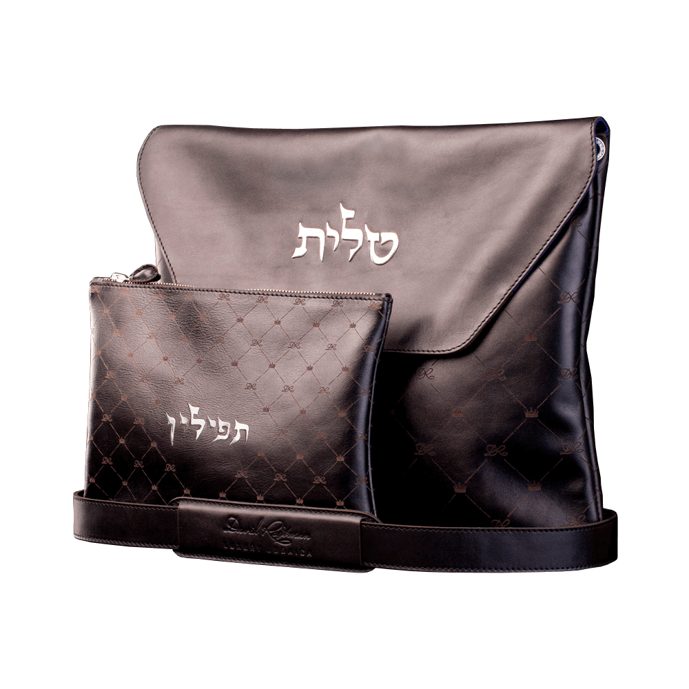 Set "King David" for Tallit and Tefillin made of leather