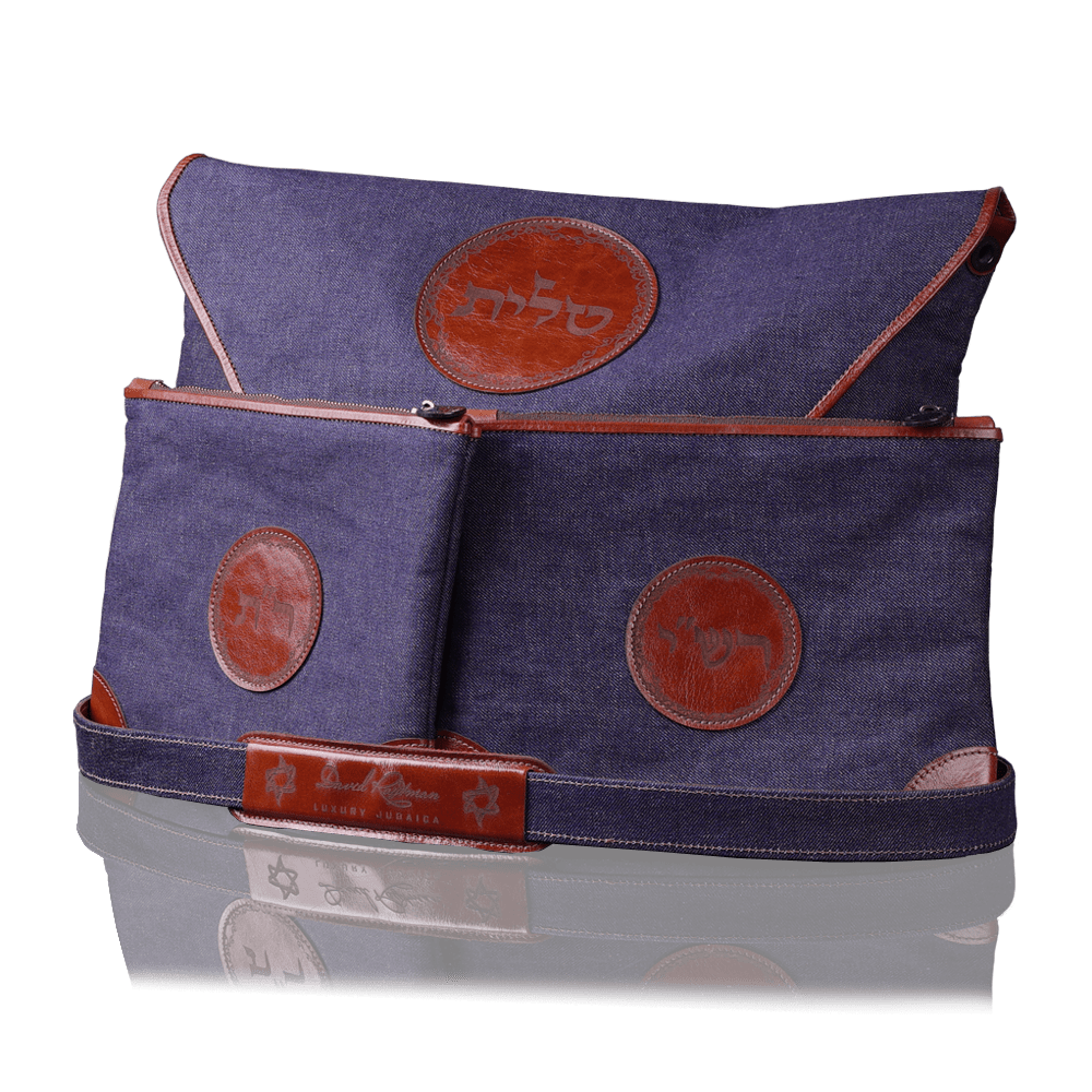 Set "770" for Tallit and Tefillin made of denim