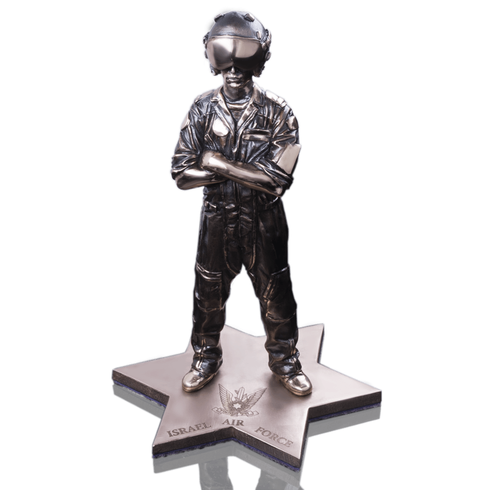 Bronze figurine "IDF Air Forces. Soldier "Pilot""