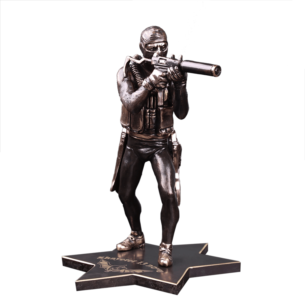Bronze figurine "IDF Special Forces. Fighter "Shayetet 13""