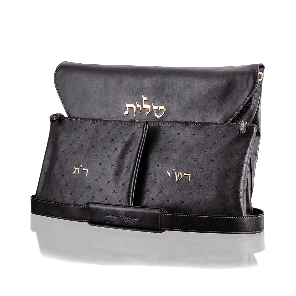 Set "King David" for Tallit and Tefillin made of leather